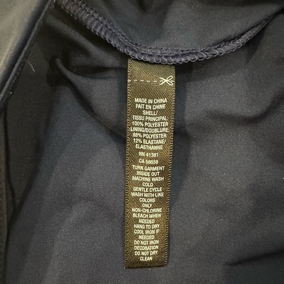 Ralph Lauren RLX  4 Way Stretch Skirt Skort Navy Blue Pocket Golf Tennis Sz 4 - Picture 6 of 8